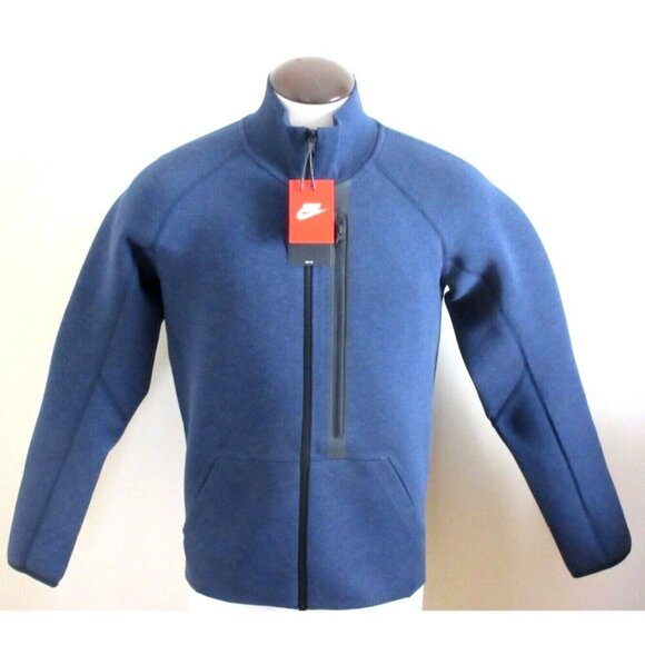 Nike Men's Tech Fleece N98 OG 10 YR Full Zip Jacket Obsidian Blue Sizes NWT - Picture 1 of 6